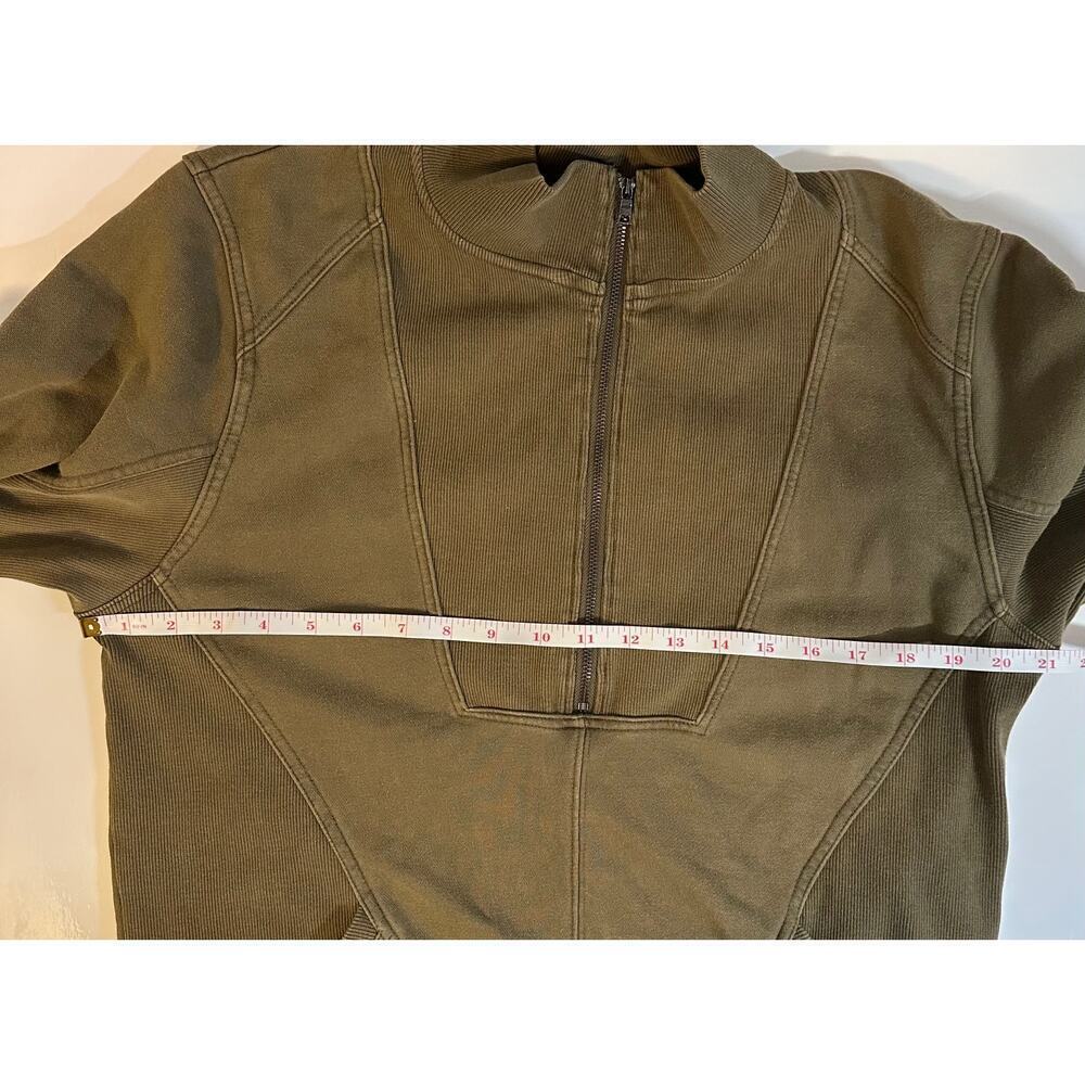 Daily Practice Sweatshirt Dress,  Green/Olive, Medium - Picture 5 of 8